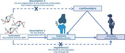 Mendelian randomization study reveals a causal relationship between rheumatoid arthritis and risk for pre-eclampsia